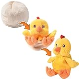 Creanino 2 in 1 Plüschtier zum Wenden | Küken Kuscheltier | Wende Kuscheltier | Handpuppe |...