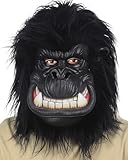 shayulajiao Gorilla Maske | Halloween & Karneval – Latex-Vollkopfmaske mit naturgetreuer...