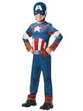 Rubie's 640832L Marvel Avengers Captain America Classic Kinderkostüm, Jungen, 7-8 yrs, 122-128cm,...