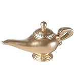 shoperama Aladins Wunderlampe Gold 1001 Nacht Dschinn Kostüm-Zubehör Damen Herren Dekoration...
