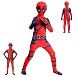 Halloween Deadpol Kostüm Kinder, Bodysuit Kostüm Deadpol, Cosplay Muskelkostüm, Halloween...