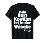Darts Dart Kostüm In Der Wäsche lustiges Dart T-Shirt