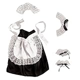 W WIDMANN MILANO Party Fashion 6665C - Verkleidungsset Hausmädchen, Kopfbedeckung, Halsband,...