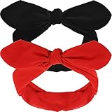 Haarband, Retro, Halloween, aus Baumwolle, Haarbänder mit Schleifen, handgefertigt, Vintage-Stil,...