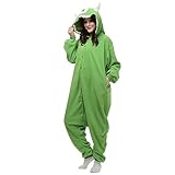 KIRUCOS Mike Wazowski Onesie Kostüm für Damen Herren Erwachsene Halloween Kostüme Weihnachten...