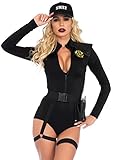 LEG AVENUE Damen Swat Team Babe Kost me, Schwarz, M EU