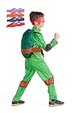 Ciao- Ninja Turtle costume disguise fancy dress boy official TMNT Teenage Mutant Ninja Turtles (Size...