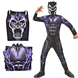 Black Panther Classic Childs Costume Schwarze Panther Luxus Kinderkleidung Superheld Cosplay Kostüm...