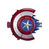SUPYINI Captain America Schild, Schild Weiche Bullet Launcher Spielzeug, Verkleidung Heldenhafte...