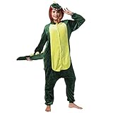 Katara 1744 - Krokodil Kostüm-Anzug Onesie/Jumpsuit Einteiler Body für Erwachsene Damen Herren als...