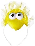 Disguise Damen Sesamstraße Big Bird Erwachsene Stirnband Kostüm Zubehör, gelb, Einheitsgröße