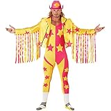 Morph Lizensiert Klassik Macho Man Kostüm, Randy Savage Kostüm, Wrestler Kostüm Herren, Wrestling...