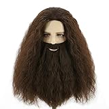Topcosplay Herrenperücke Cosplay Perücke Lang Braun Perücke Halloween Karneval Zauberer Perücken...