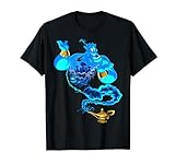 Disney Aladdin Genie Coming Out Of Lamp Portrait T-Shirt