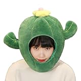 Sirseon Plüsch Herren Hut, Kaktus Hut Kostüm, Kaktus Kopfbedeckung - Scherzhut Kostüme Cosplay...