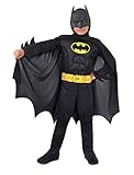 Ciao Batman Dark Knight Jungen Kostüm Original DC Comics (Größe 5-7 Jahre) mit gepolsterten...