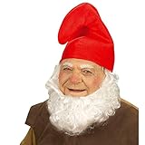 Zwergenmütze rot Zwergen Mütze Zwerg Zipfelmütze Papa Schlumpf Schlumpfmütze Fasching...