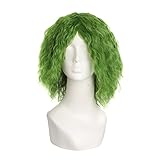 MapofBeauty 14 Zoll/35 cm Mode Cosplay Kostüm Lockige Synthetische Perücke (Gemischt Grün)