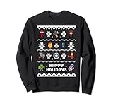 Marvel Avengers Christmas Sweater Happy Holidays Sweatshirt