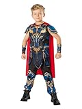 Rubies Offizielles Marvel Thor: Love and Thunder Thor Deluxe-Kostüm für Kinder, Alter 5–6 Jahre