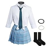 IUTOYYE 7 PCS My Dress-Up Darling Manga Cosplay Karneval Kostüm JK Schuluniform für Mädchen Damen...