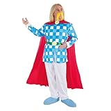 Chaks - Troubadix Kostüm Herren, offizielle Asterix und Obelix Verkleidung, 6-teiliges Barden Set...