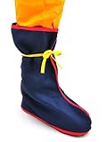 CoolChange Cosplay Überschuhe von Son Goku | Überzieher mit Klettverschlüssen für Kostüm