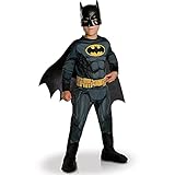 RUBIE'S I-630856L Offizielles Größe L 7–8 Jahre, Jungen, Klassisches Batman-Kostüm, 7-8 ans-117...