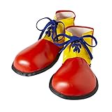 Widmann 9146P - Extra große Clown Schuhe für Erwachsene, Zirkus, Karneval, Mottoparty