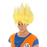 Chaks - Perücke Goku Super Saiyajin, offizielles Dragon Ball Kostüm Accessoire für Karneval,...