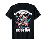 Karneval Fasching Raumanzug Weltall Astronauten Kostüm T-Shirt