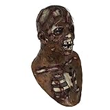 Scary Zombie Maske, Walking Dead Kostüm, blutige lebende Tote Requisiten für Halloween-Party -...