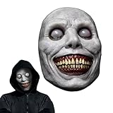 OPAHUTER Halloween Gruselige Maske, Lächelnde Dämonen Maske, Realistische Horror Böse Gesicht...