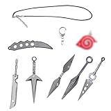 BJPERFMS Anime Cosplay Narut Kunai Set, Obito Akatsuki Kostüm Accessory, Itachi Narut Kostüm...