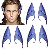 CLDURHGE 3 Paar Avantar Kostüm Elf Ears Cosplay Avantar Ohren 12cm Elfenohren Zubehör Halloween...