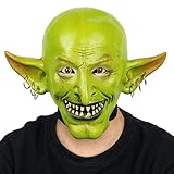 PartyHop Gnome masken Latex Vollkopf Kobold Maske Gummi Realistische Gnom Kostüm für Halloween...