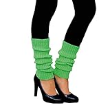 Oblique Unique Sexy Damen Stulpen Neon Grün - Beinstulpen Damen für 80er Jahre Outfit 80s Motto...