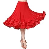 G-LIKE Latin Tanz Damen Rock – Latein Tänze Walzer Tango Jazz Salsa Rumba Modern Dance...