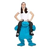 My Other Me Krümelmonster Aufsitzkostüm Einheitsgröße für Erwachsene