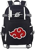 Roffatide Anime Rucksack Schultasche Print Laptop Rucksack mit USB-Ladeanschluss &...