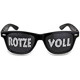 rotzevoll Partybrille Lustige Brille für Fasching/Karneval - Scherzbrille für Deine Nächste Party...