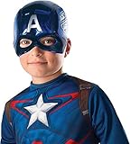 Rubie's offizielles Marvel Avengers Captain America Deluxe Kindermaske Kostüm zubehör, Jungen, One...