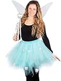 Goldschmidt Tutu Tüllrock Karneval Kostüm Petticoat für Fasching Damen voluminös (Zahnfee)