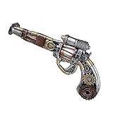 Boland 54542 - Pistole Steampunk, 1 Stück, Größe 31 cm, aus Schaumgummi mit Metallic-Look in...