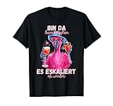 Flamingo Bin da kann losgehen und es eskaliert eh wieder T-Shirt