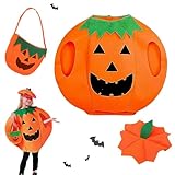 Gxlaihly Halloween Kürbis Kostüm,Kürbis Kostüm kinder,Kinder Kürbis Kostüm Anzug,mit...