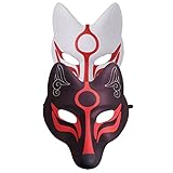 BESPORTBLE Cosplay-Maske Fuchs Maske Erwachsene Gesichtsmaske Eva-Masken Maskenball Masken für...