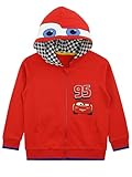Disney Cars Hoodie | Lightning McQueen Kapuzenpulli | Cars Kleidung für Jungen | Rot | 110