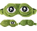 3D Frosch Schlafen Augenmaske Kinder, BetterJonny Flusen Karikatur Frosch Augen Maske Kreative...