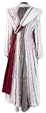 Womens Dragon Mutter Cosplay Schwarzes Kleid Daenerys Winterfell Mantel Kostüm Perücke Full Set...
